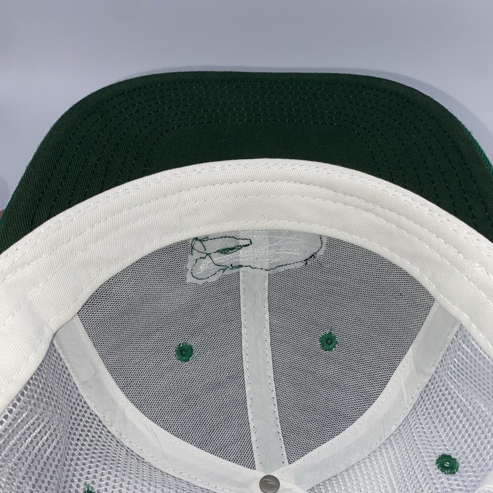 David Kinch's The Bywater Los Gatos Snapback Green & White Trucker Hat EUC - Picture 7 of 11